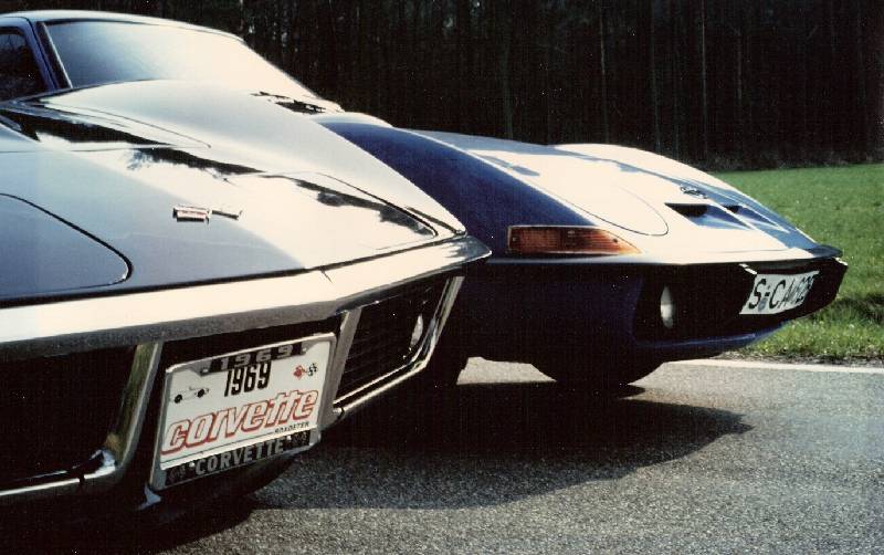 MARTINS RANCH Opel GT vs Corvette Stingray 5 